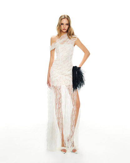MUST HAVE Mini lace wrap dress
