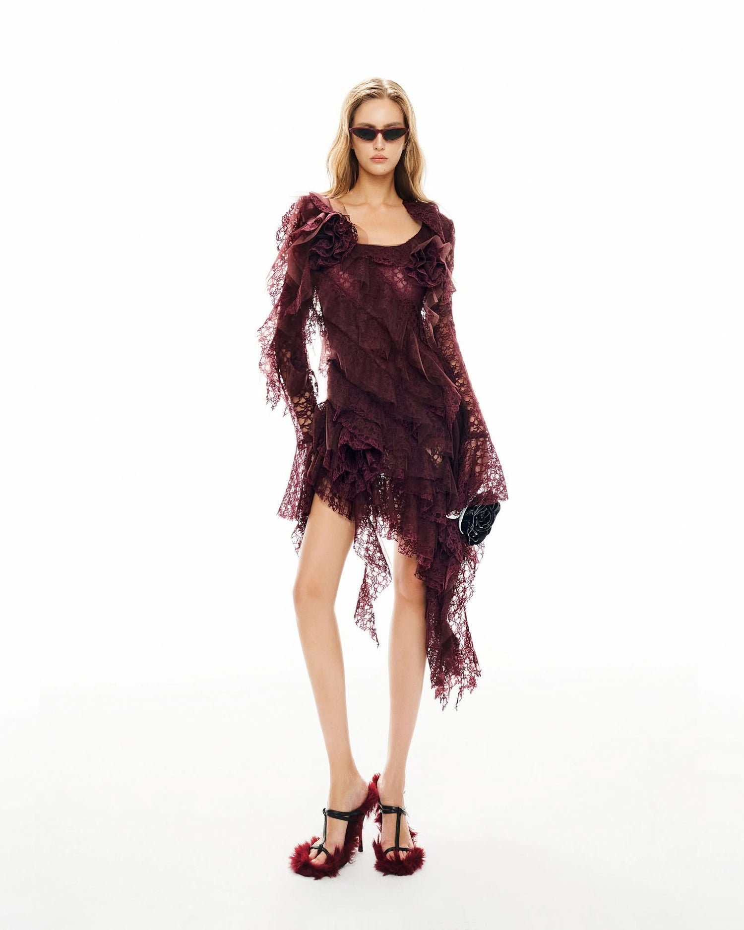 MUST HAVE Ruffled layered mini dress