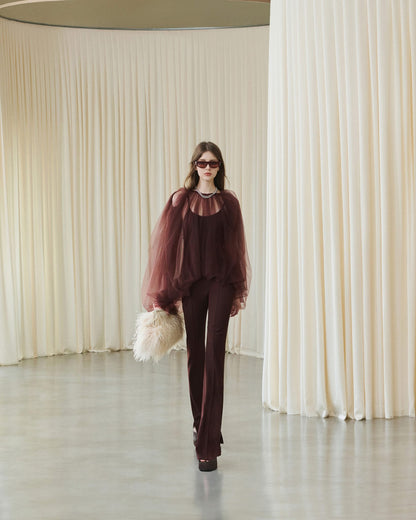 MUST HAVE Voluminous mesh top