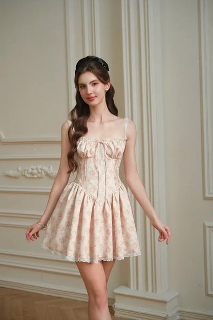 BEL ANGE Oralie Mini Dress (Orange)