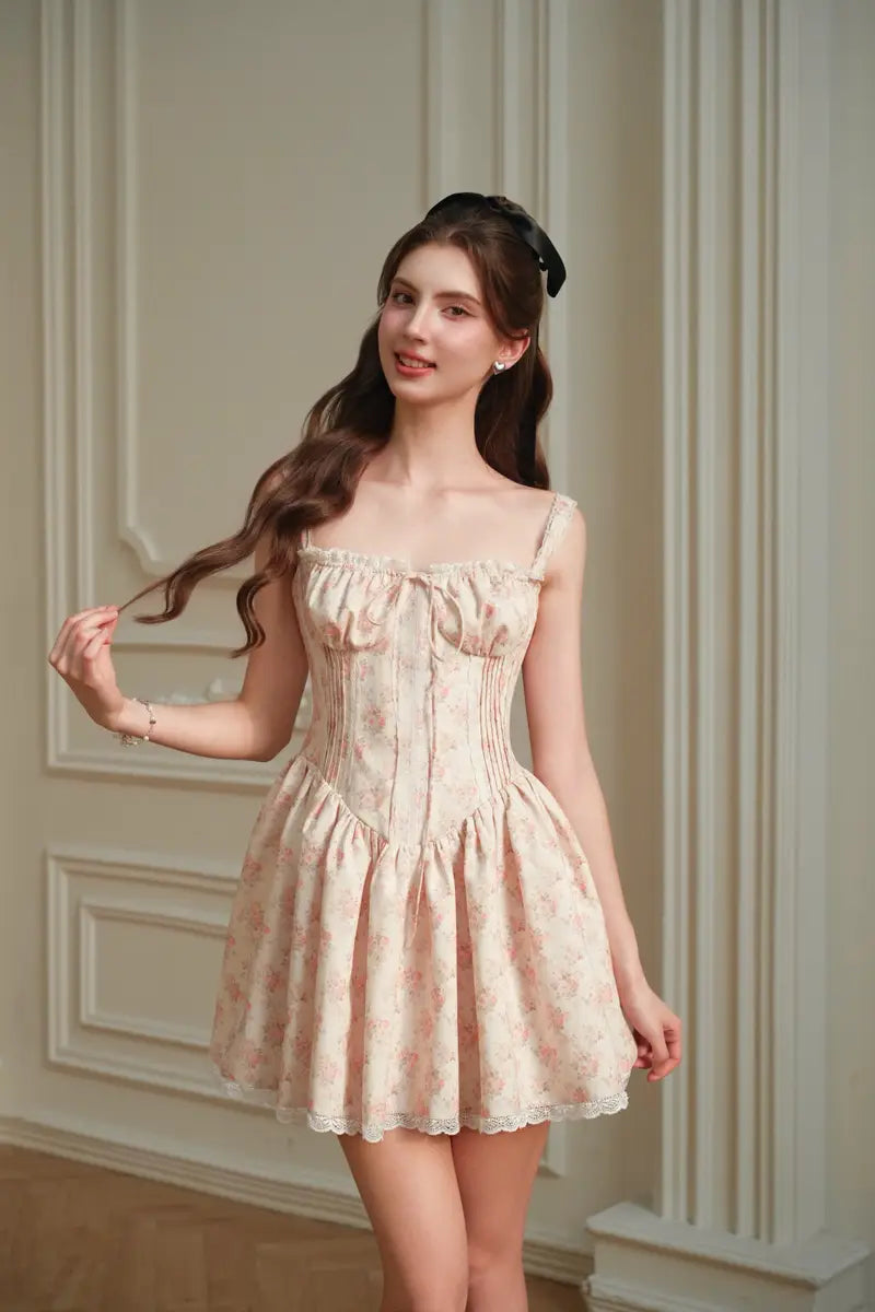 BEL ANGE Oralie Mini Dress (Orange)