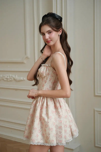 BEL ANGE Oralie Mini Dress (Orange)
