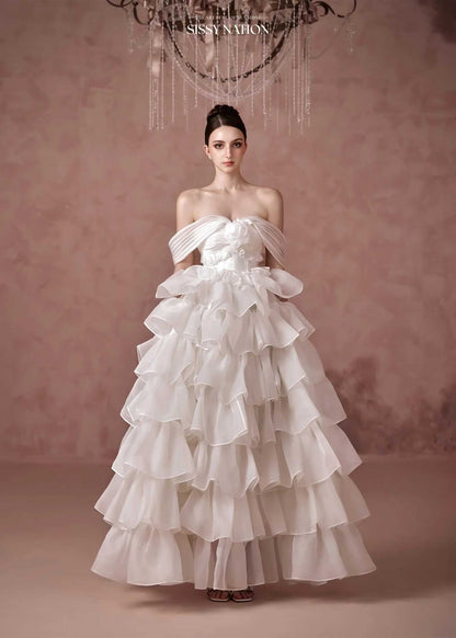 Sissy White Think Of Me Maxi Dress
