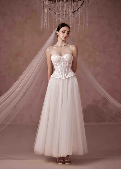 Sissy White Romantic Maxi Dress Wedding