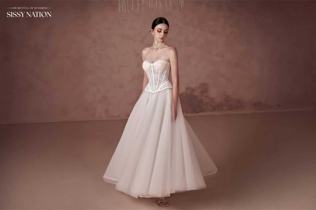 Sissy White Romantic Maxi Dress Wedding