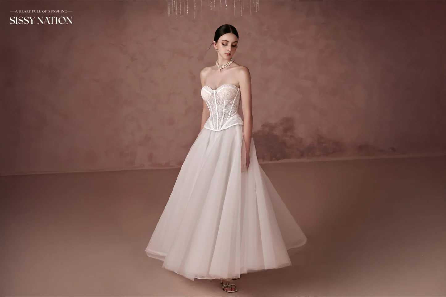Sissy White Romantic Maxi Dress Wedding