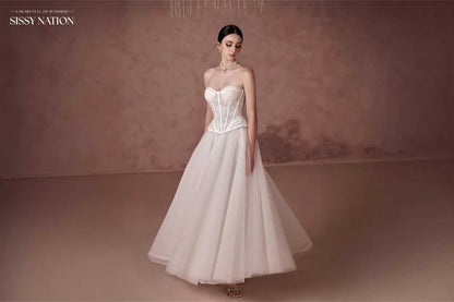 Sissy White Romantic Maxi Dress Wedding