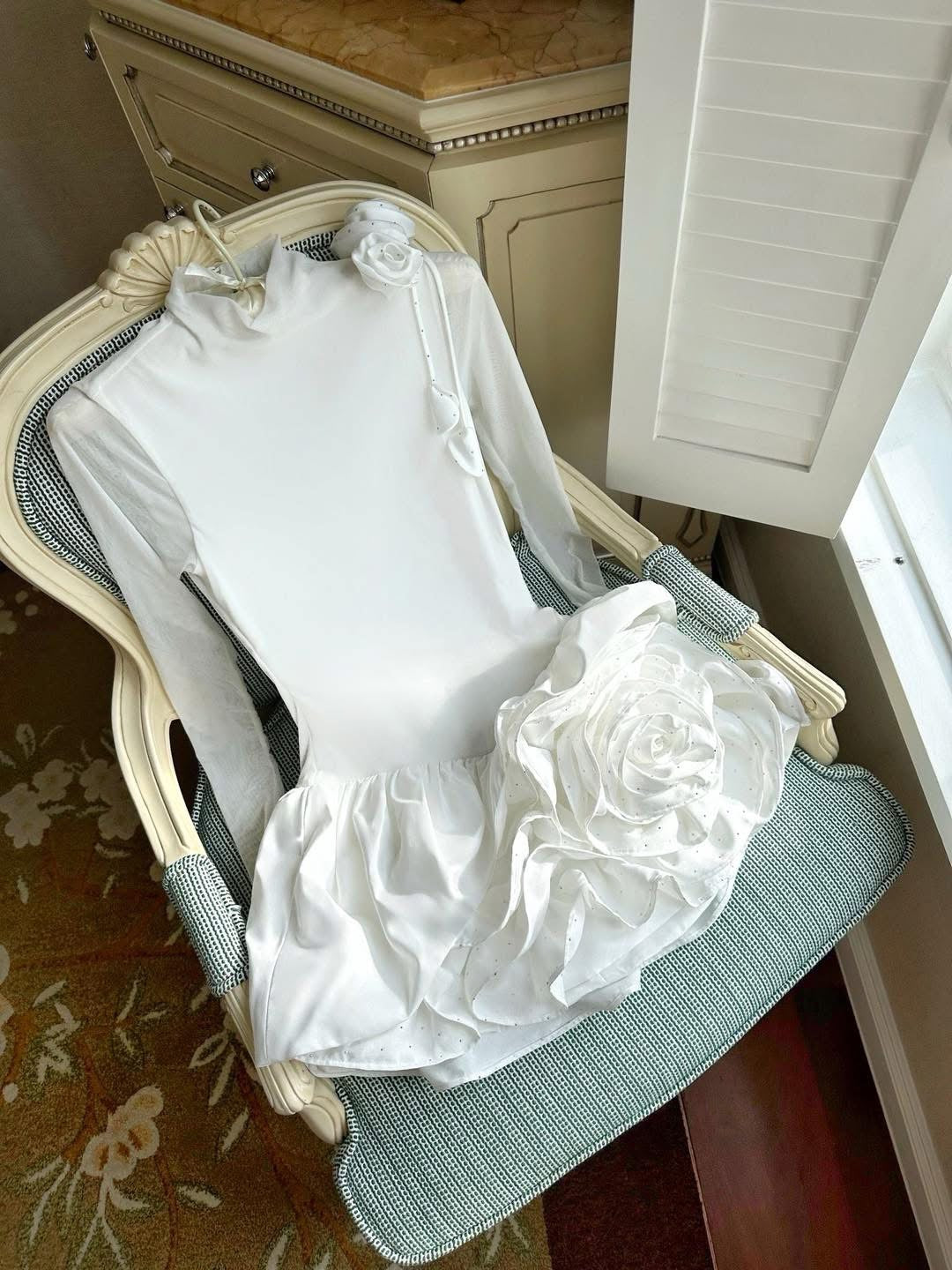 Moulinrose White Rose Dress