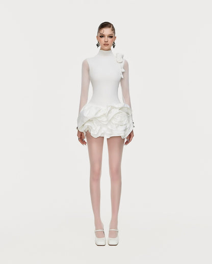 Moulinrose White Rose Dress