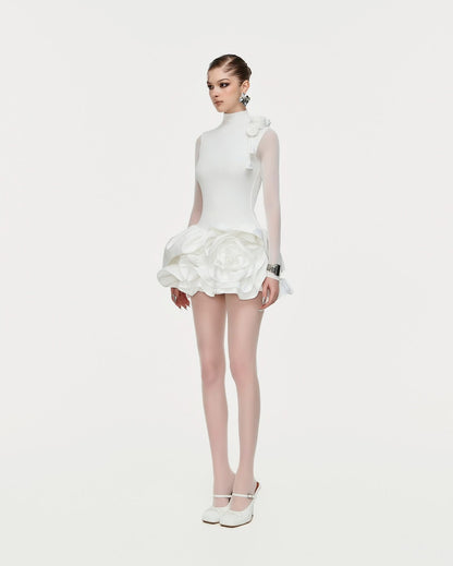 Moulinrose White Rose Dress