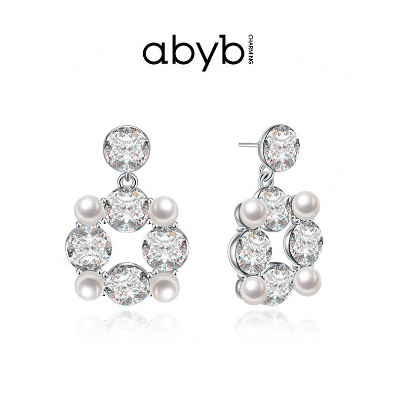 ABYB CHARMING Gem &amp; Pearls Earring