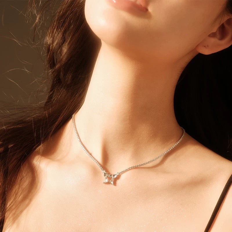 ABYB CHARMING Heart Attack Necklace