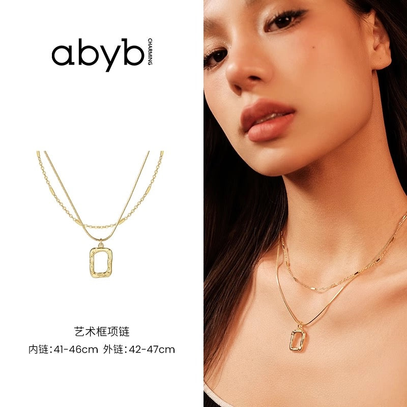 ABYB CHARMING Frame of Art Necklace
