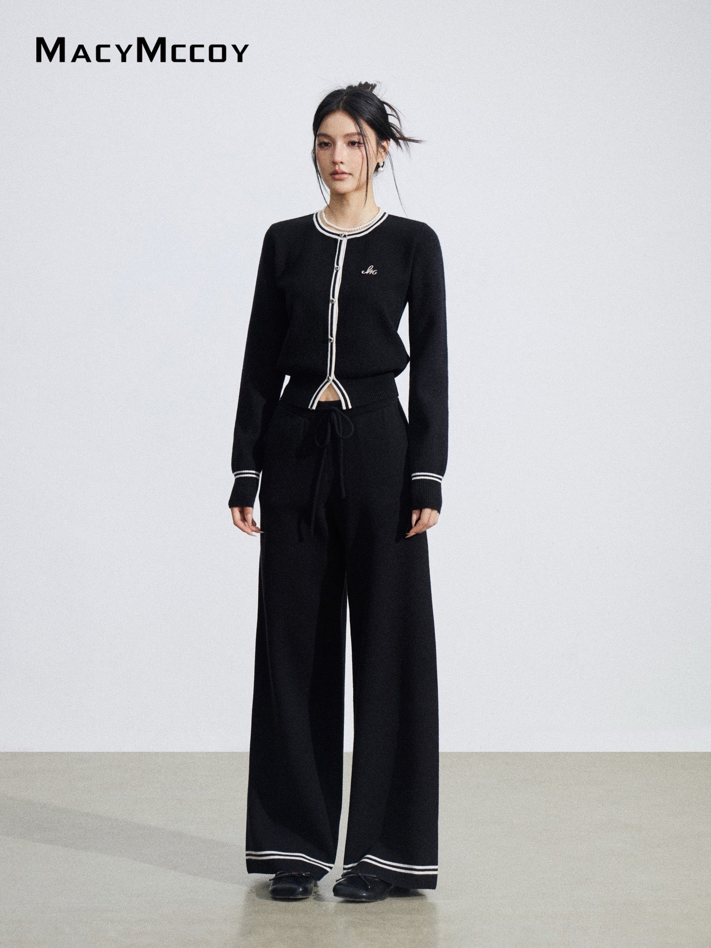 MacyMccoy MMC2026026 Chanel-style knit set
