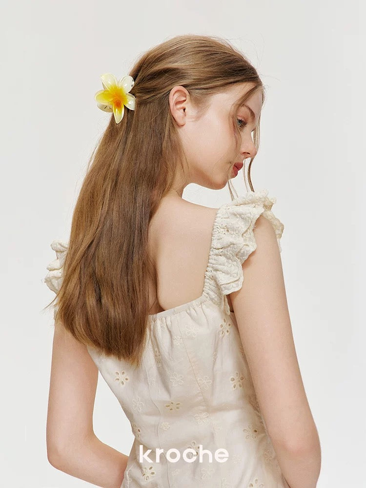 Kroche Embroidered lace dress