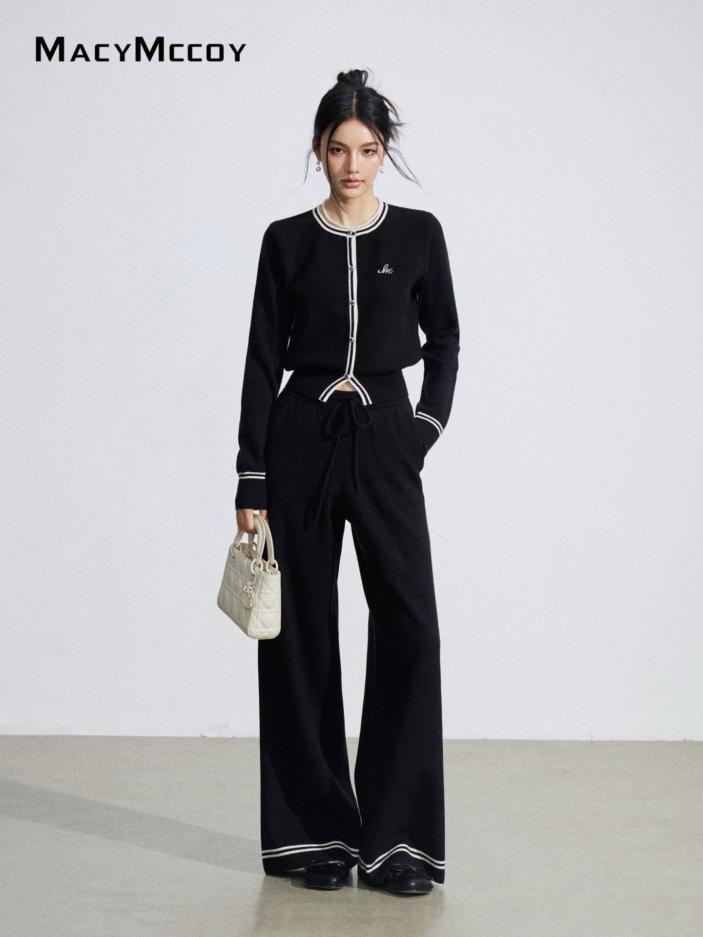 MacyMccoy MMC2026026 Chanel-style knit set
