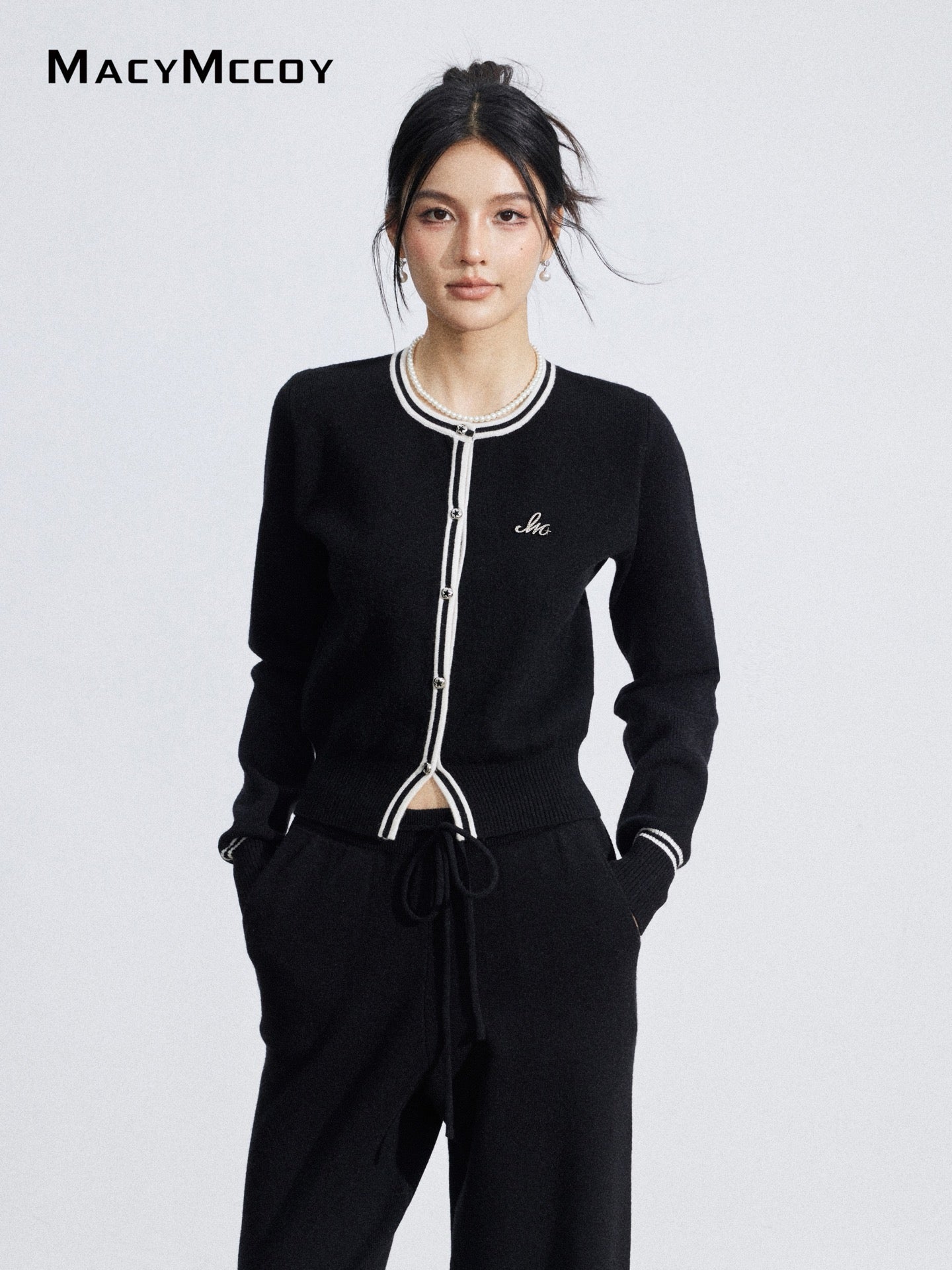 MacyMccoy MMC2026026 Chanel-style knit set