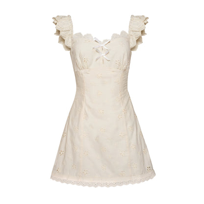 Kroche Embroidered lace dress