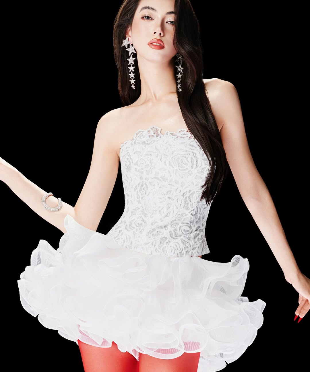 Glam Doll Yara Top &amp; Molly Skirt (White)