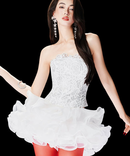 Glam Doll Yara Top &amp; Molly Skirt (White)