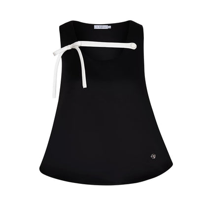 Kroche 3D bow satin dress