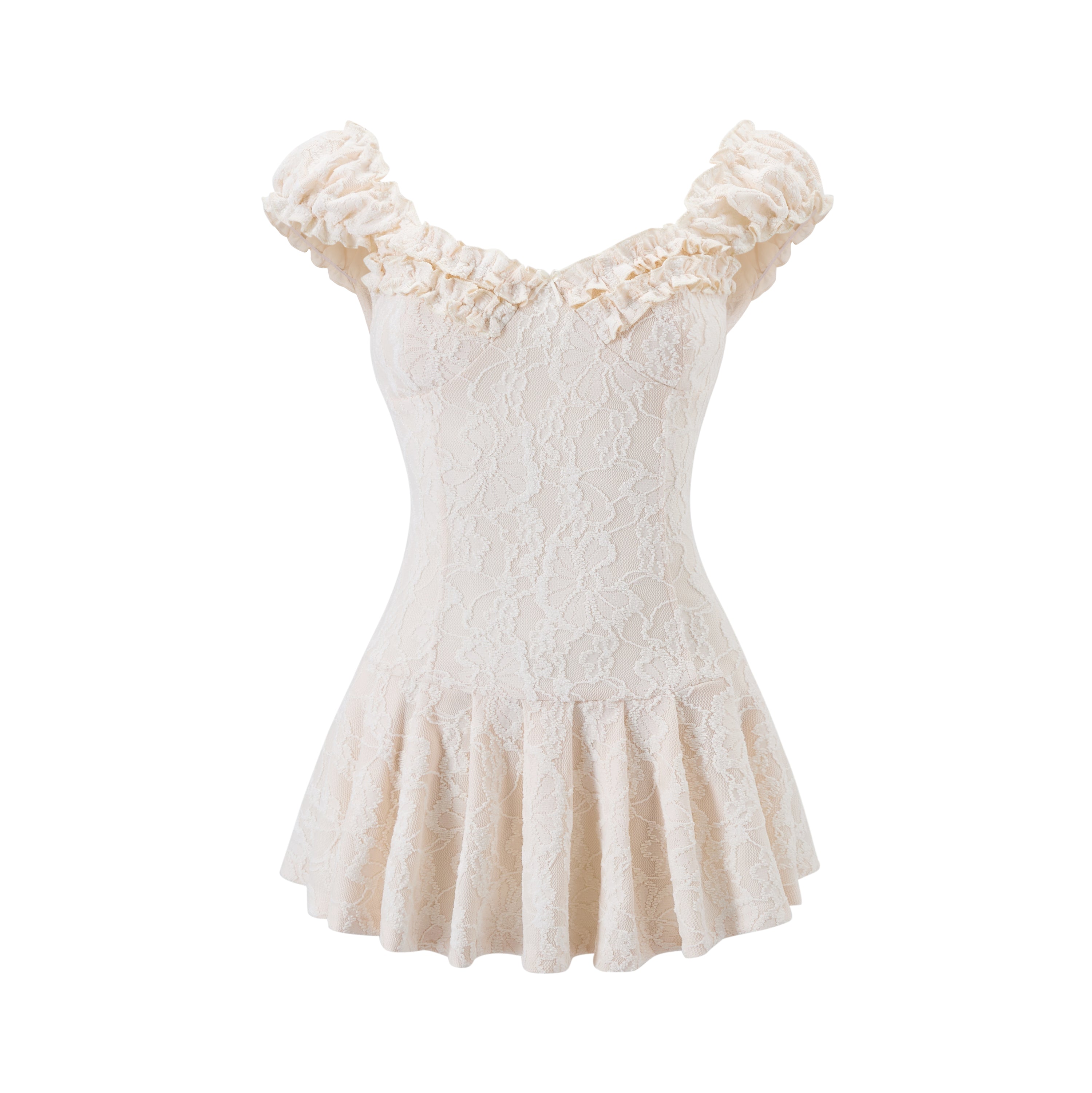 NOMEANSNO [Best Seller] N143 Lace minidress