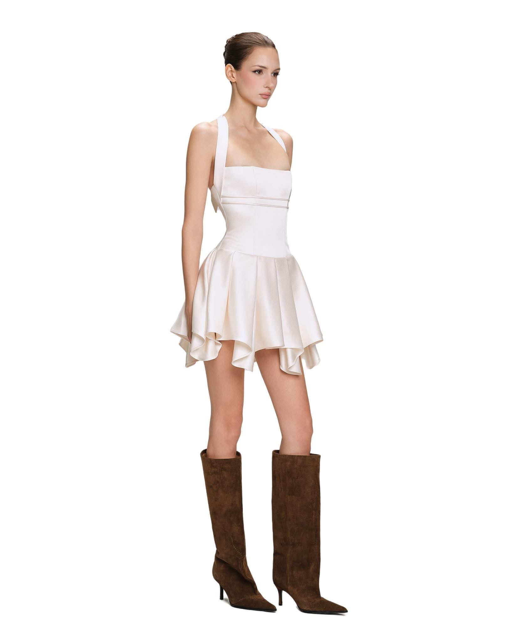 LSOUL ALLER DRESS (BROWN)