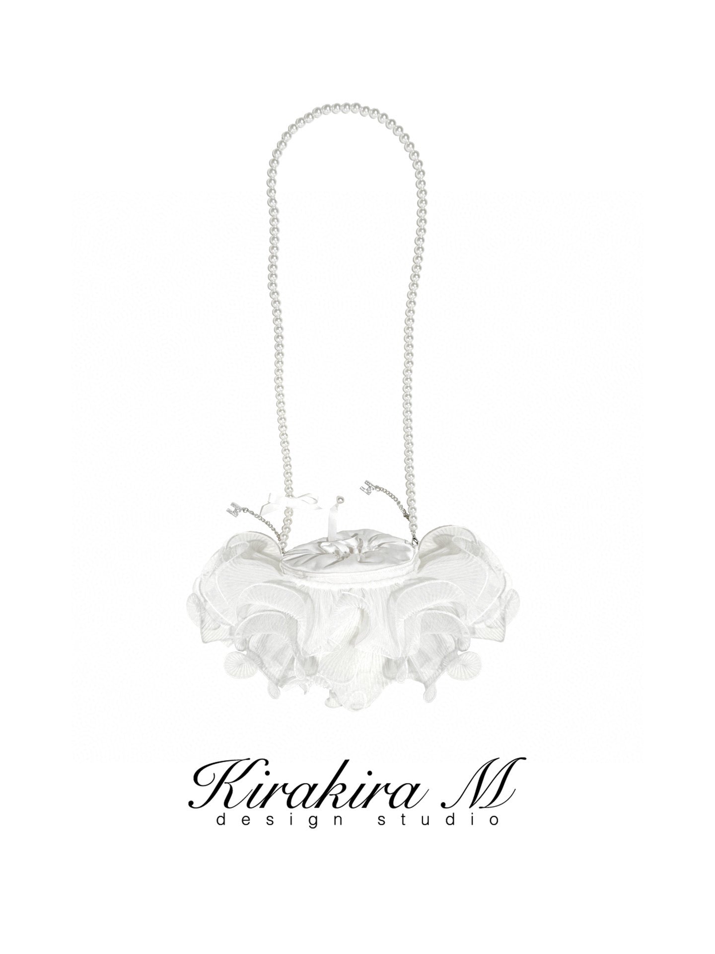 Kirakira.M Multi-layer lace bag (2color)