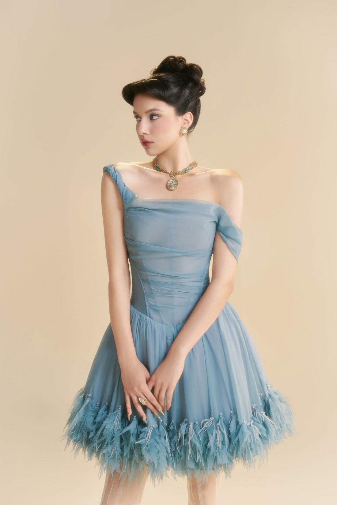 LINH PHUNG NUVIELLE MINI DRESS
