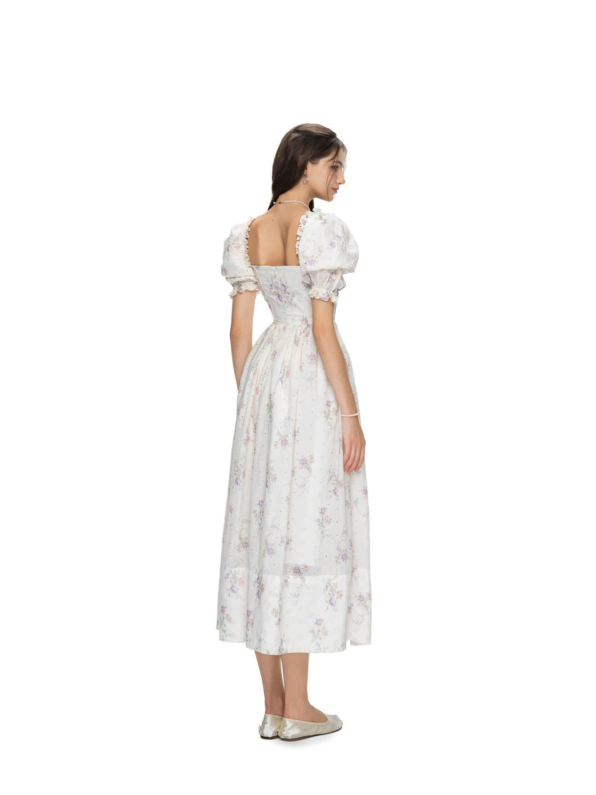 BEL ANGE Lysandra Floral Midi Dress