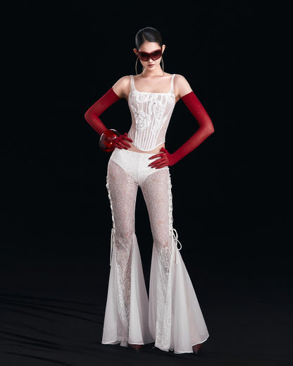MAEL FEMME NELYA TOP &amp; NELYS PANTS