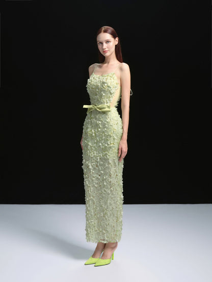 XY Bymyxy Mint Green Floral Lace Dress