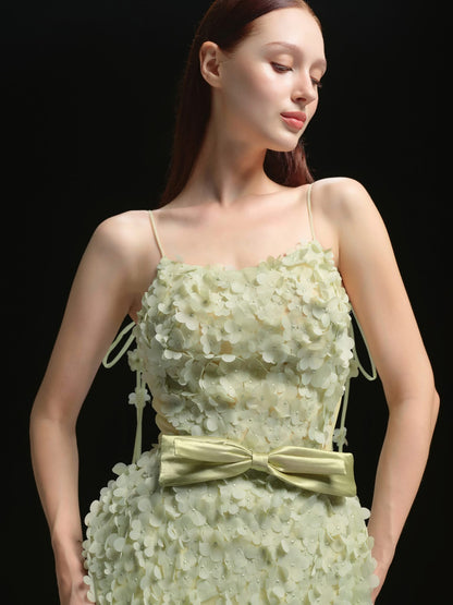 XY Bymyxy Mint Green Floral Lace Dress
