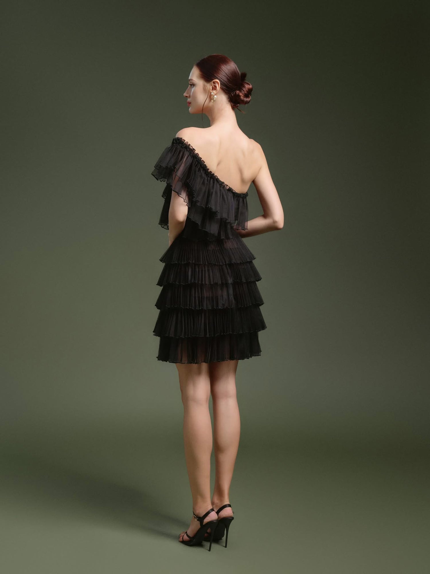 XY Bymyxy Black Off-Shoulder Mini Dress