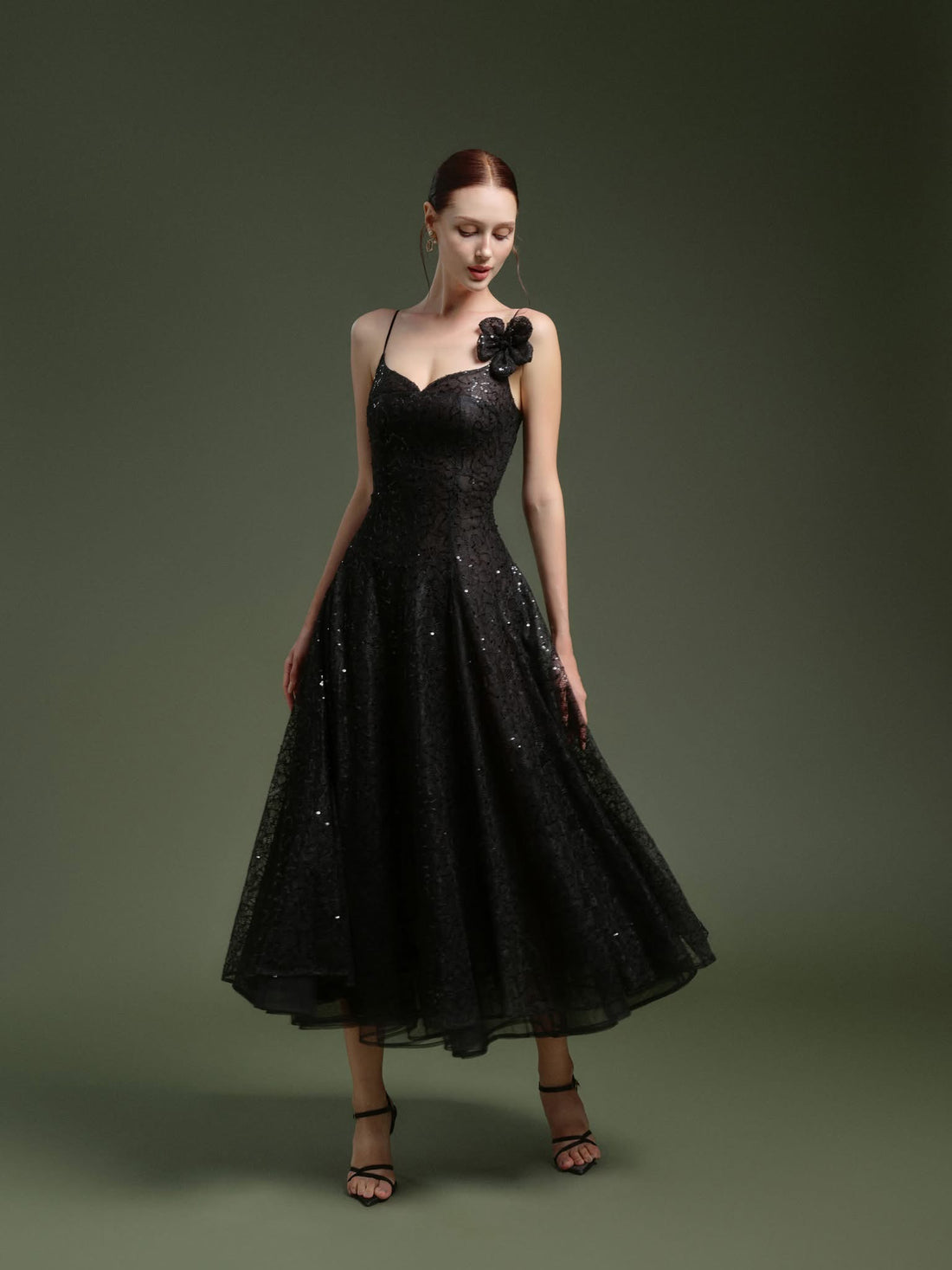 XY Bymyxy Black Swan Midi Dress
