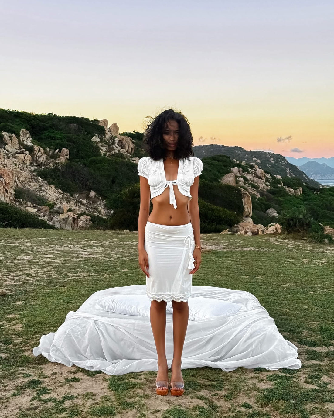 Huelley Huelley Marta Top - White
