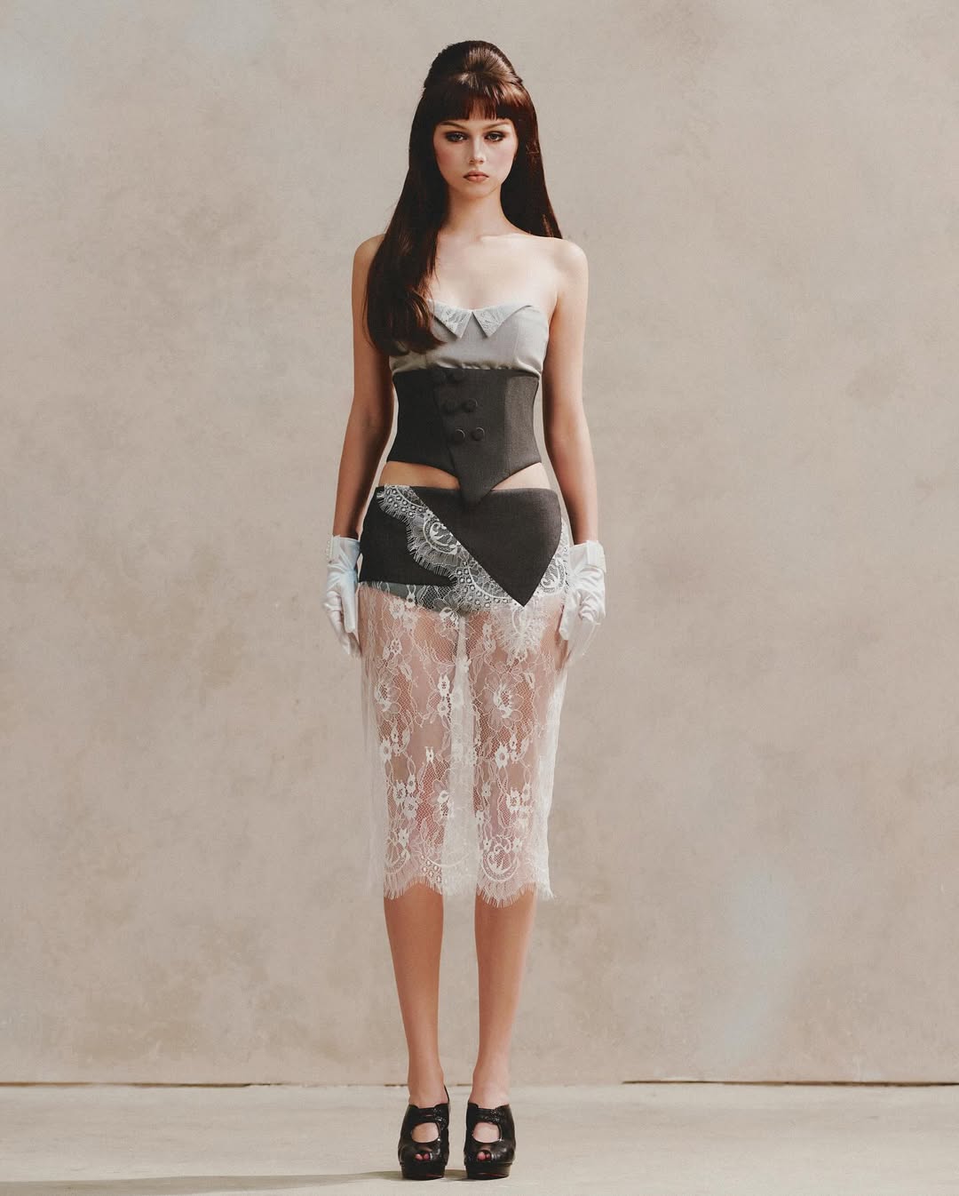 Ibiboss GRE CORSET & GRE LACE SKIRT