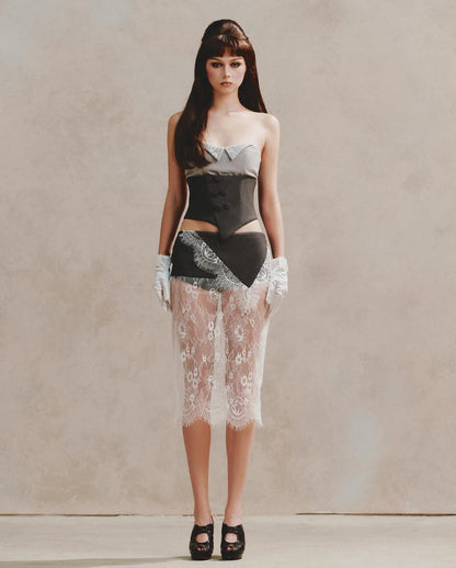 Ibiboss GRE CORSET &amp; GRE LACE SKIRT
