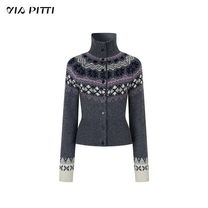 VIA PITTI VIADK661 Fel Island Woolen High Collar Sweater