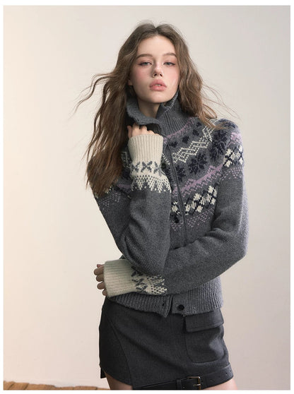 VIA PITTI VIADK661 Fel Island Woolen High Collar Sweater