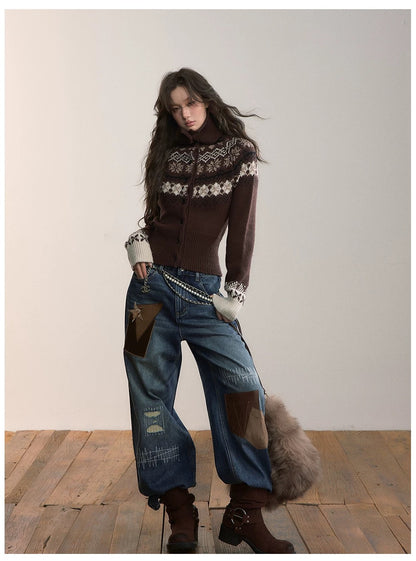 VIA PITTI VIADK661 Fel Island Woolen High Collar Sweater