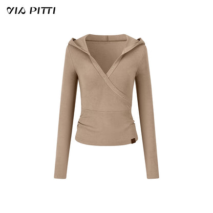 VIA PITTI VIADTP643 Hooded base knit top