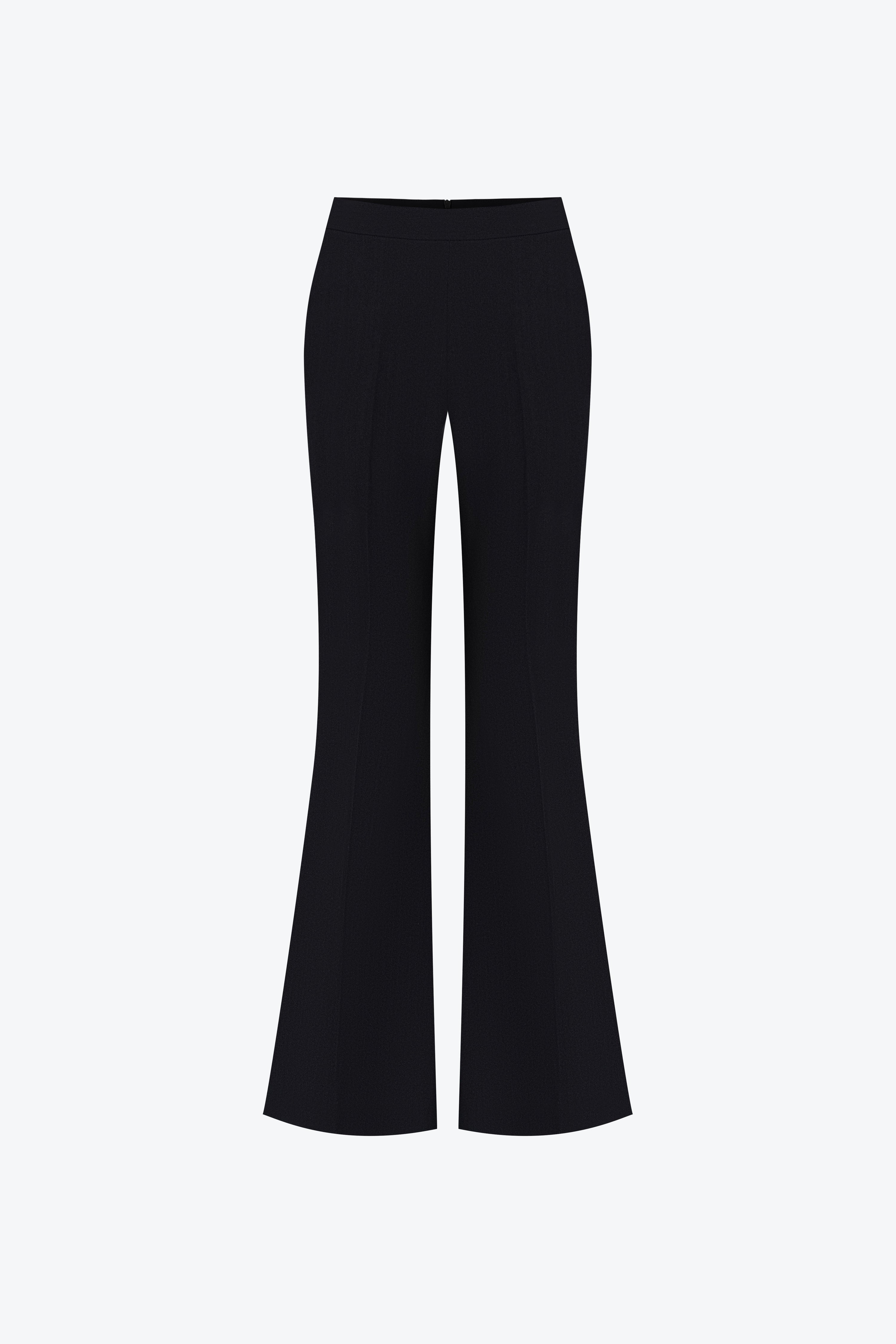 BYDENIO Vanta Flared Trousers With Back Slit