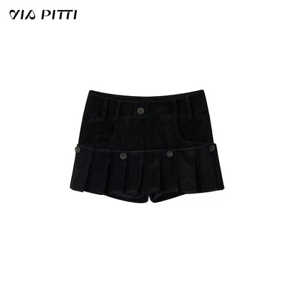 VIA PITTI VIADP692 Retro two in one detachable skirt