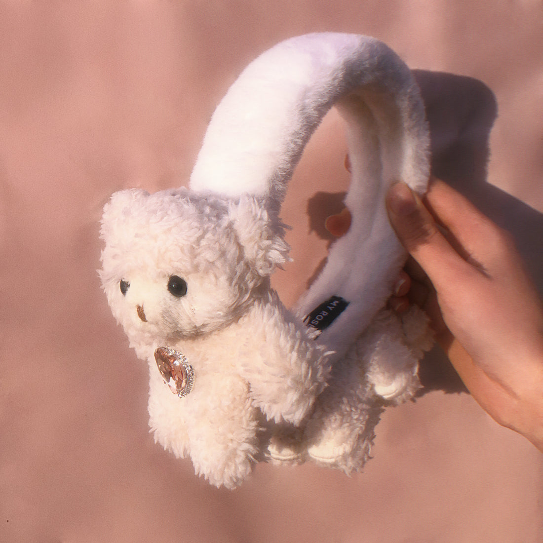 My Rosebar Snow Fluff Headband