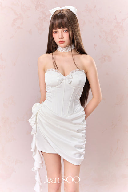 Jean Soo Corset straps mini dress