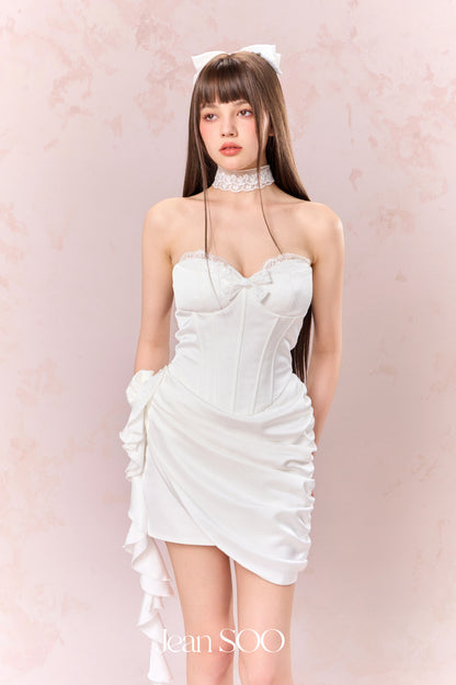 Jean Soo Corset straps mini dress