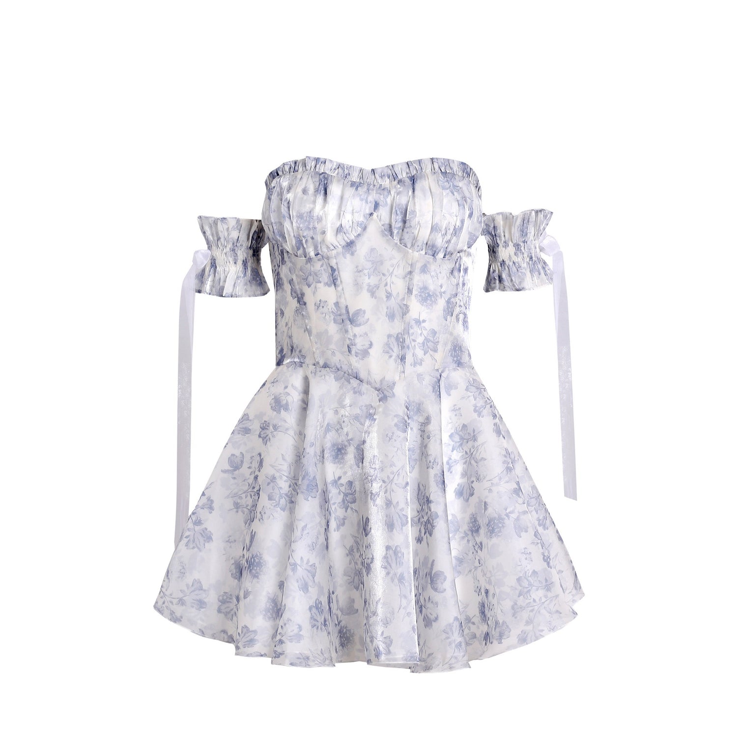 Jean Soo Off shoulder wave light strapless dress