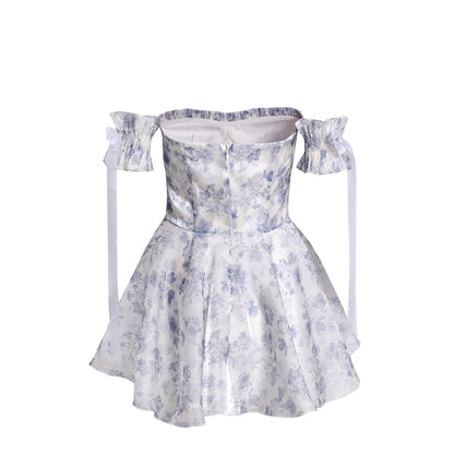 Jean Soo Off shoulder wave light strapless dress