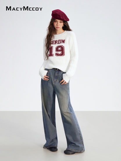 MacyMccoy MMC2025178 Contrasting twisted sweater